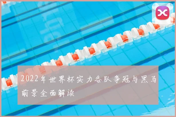 2022年世界杯实力各队争冠与黑马前景全面解读